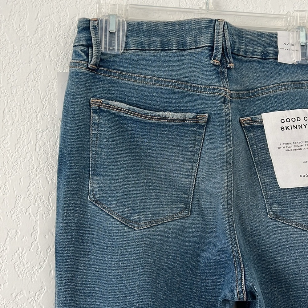 NWT Good American Good Curve‎ Skinny Crop - Picture 7 of 9
